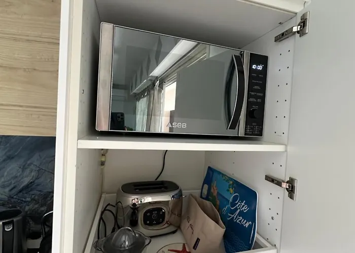 公寓 Loubet - Proximite Marina Baie Des Anges - Front De - Parking Prive